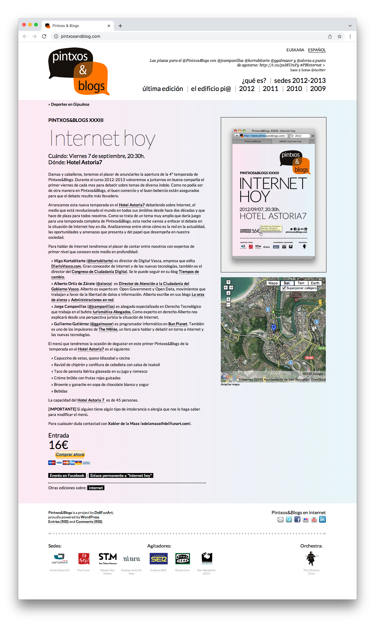 pintxosandblogs.com - Internet hoy